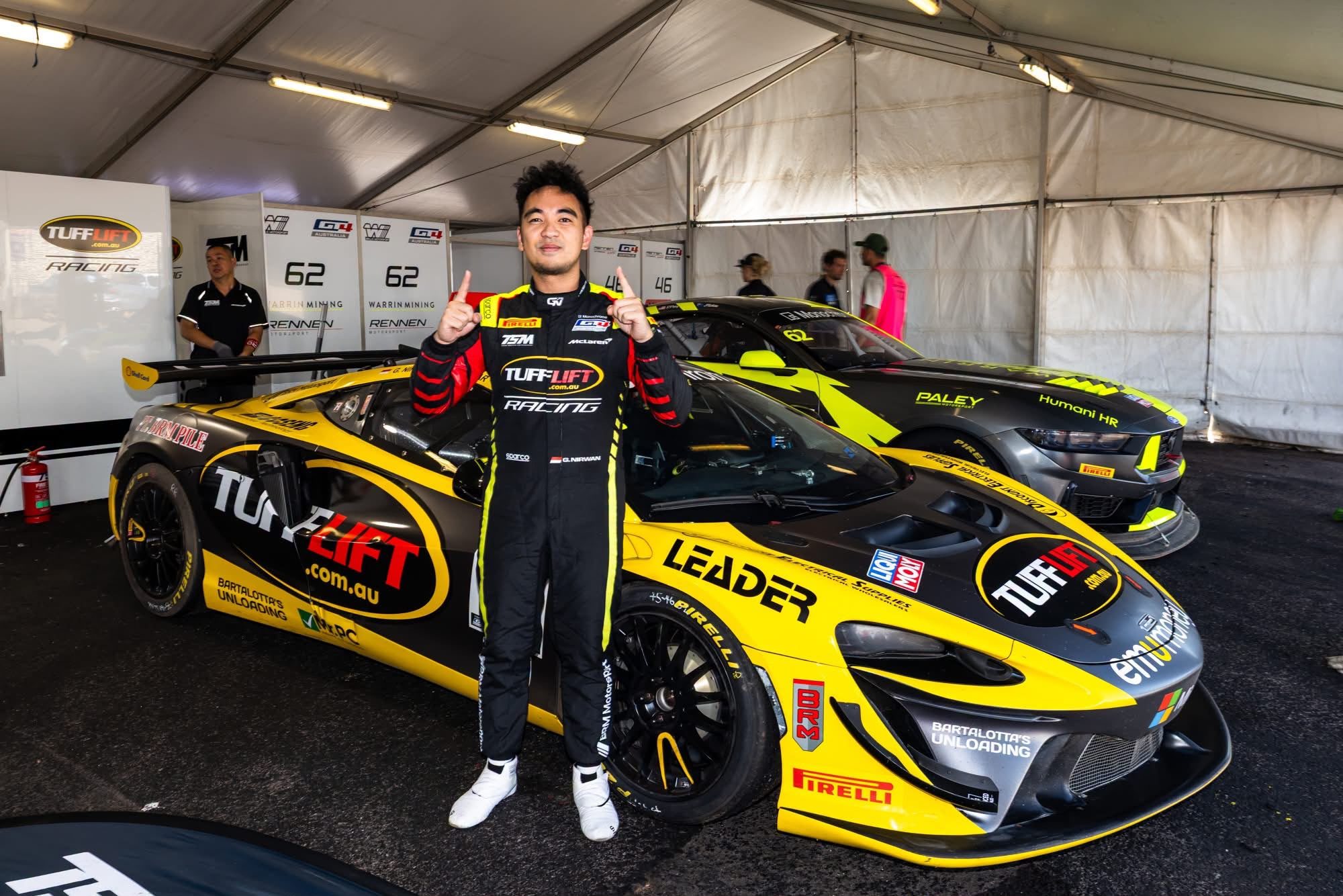 Team Soutar driver and McLaren
