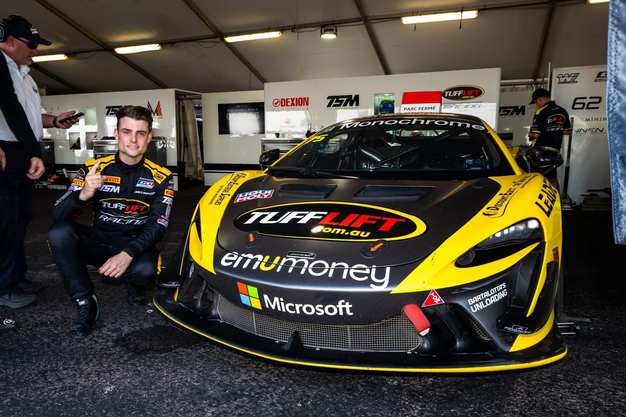 Team Soutar Motorsport driver and McLaren Artura GT4
